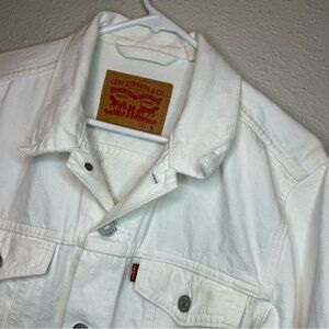 Levi's White Denim Jacket